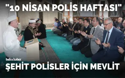 Şehit polisler için mevlit