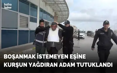 Boşanmak istemeyen eşine kurşun yağdıran adam tutuklandı