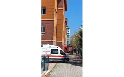 Okulda yangın paniği
