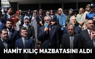 Hamit Kılıç Mazbatasını Aldı