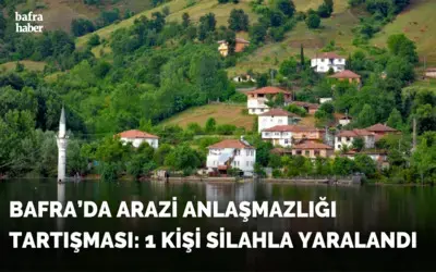 Arazi anlaşmazlığı tartışmasında 1 kişi silahla yaralandı