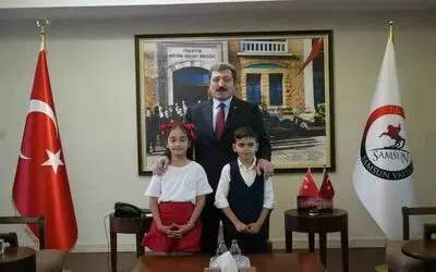 Samsun Valisi Tavlı, makam koltuğunu çocuklara devretti
