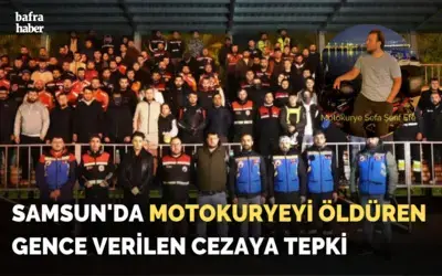 Samsun'da Motokuryeyi öldüren gence verilen cezaya tepki