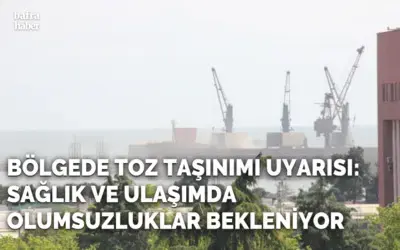 Bölgede Toz Taşınımı Uyarısı: Sağlık Ve Ulaşımda Olumsuzluklar Bekleniyor