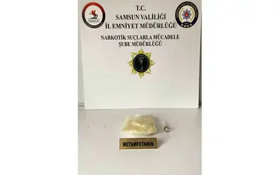 Samsun’da 305,35 gram metamfetamin ele geçirildi: 4 gözaltı
