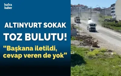 Altınyurt Sokak Toz Bulutu!