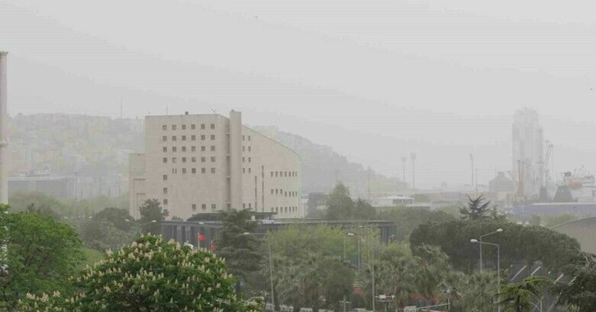 Çöl tozları Samsun’un havasını bozdu: Türkiye’deki en kirli hava
