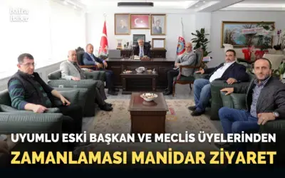 Eski Başkan Ve Meclis Üyelerinden Kılıç’a Hayırlı Olsun Ziyareti