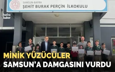 Bafra’nın Minik Yüzücüleri Samsun’a Damgasını Vurdu
