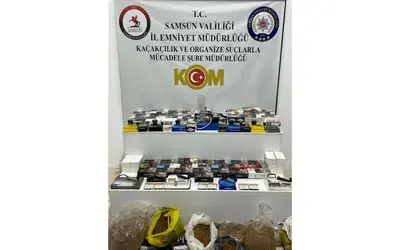 Samsun’da 30 bin 920 adet makaron ele geçirildi

