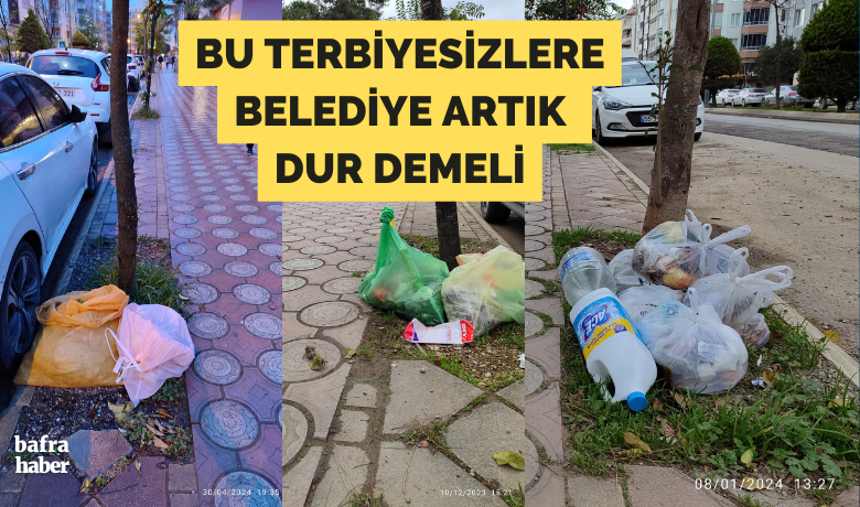 Bu Terbiyesizlere Belediye Artık Dur Demeli