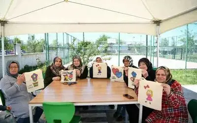Engelli çocukların anneleri için özel etkinlik
