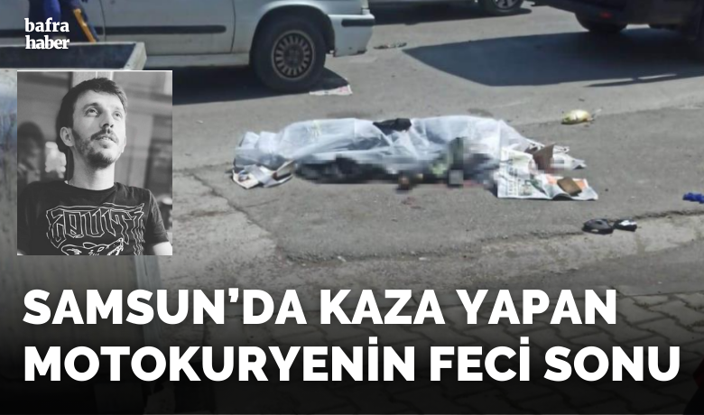 Kaza yapan motokurye hayatını kaybetti