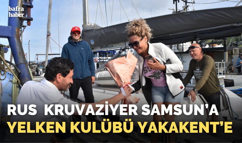 Rus Yelken Kulübü Yakakent’te - Rus Kruvaziyerler Samsun’a demir atmaya devam ederken Rus Yelken Kulübü sporcuları da Yakakent Limanında demir atarak mola verdi. 