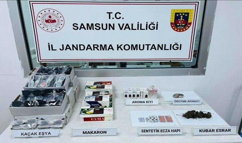 Jandarmadan uyuşturucu operasyonu: 1 gözaltı
 - Samsun’da jandarma ekipleri tarafından düzenlenen uyuşturucu operasyonunda 1 kişi gözaltına alındı.