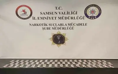 Samsun’da bin 766 adet sentetik ecza ele geçirildi
