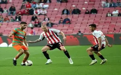 Trendyol Süper Lig: Samsunspor: 0 - Alanyaspor: 1 (İlk yarı)
