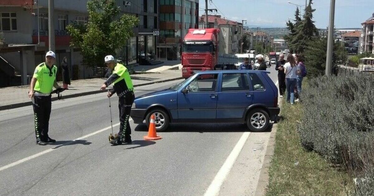 Otomobilin çarptığı yaya yaralandı
