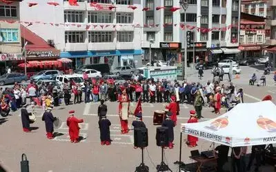 Havza’da festival mehterli festival yürüyüşü ile başladı
