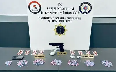 Samsun’da uyuşturucuyla yakalanan şahıs gözaltına alındı
