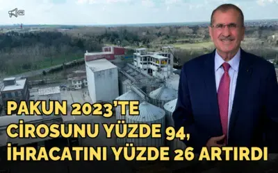 Pakun 2023’te Cirosunu Yüzde 94, İhracatını Yüzde 26 Artırdı
