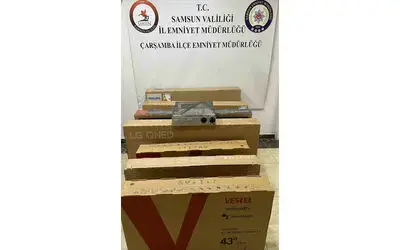 Depodan 750 bin liralık televizyon hırsızlığına 5 gözaltı
