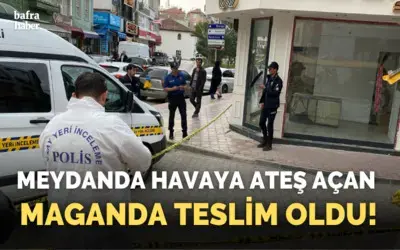 Pompalı Tüfekle Havaya Ateş Eden Maganda Teslim Oldu