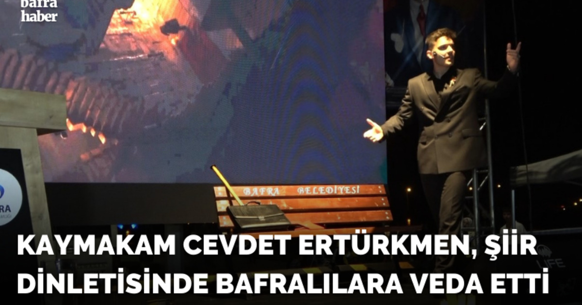 Bafra’da şiir dinletisi ve yarışması