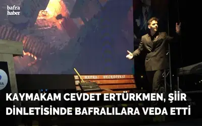 Bafra’da şiir dinletisi ve yarışması