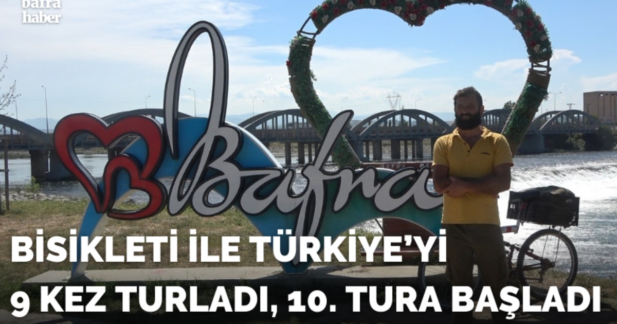 Bisiklet ile Türkiye’yi 9 kez turladı, 10. tura başladı