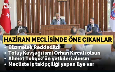 Bafra Belediyesi Haziran Ayı Meclis Toplantısı