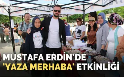 Mustafa Erdin'de ’yaza merhaba’ etkinliği