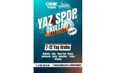 Canik Belediyesi Yaz Spor Okulları kayıtları başladı
