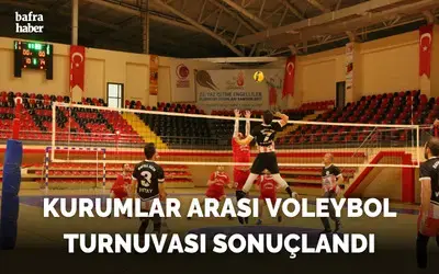 Kurumlar Arası Voleybol Turnuvası Sonuçlandı