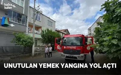 Unutulan Yemek Yangına Yol Açtı