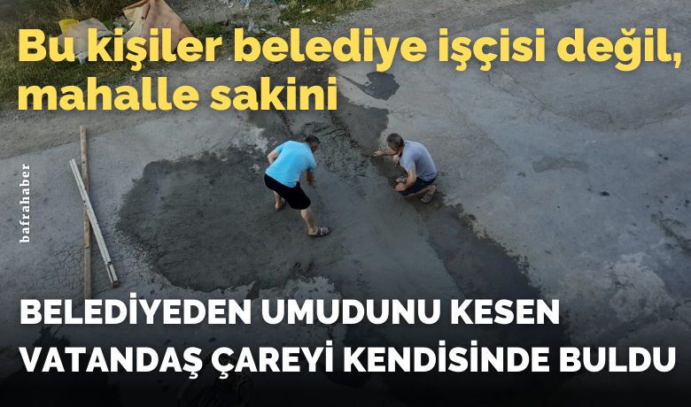 Belediyeden Umudunu KesenVatandaş Çareyi Kendisinde Buldu