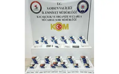 Samsun’da 11 bin 760 adet makaron ele geçirildi
