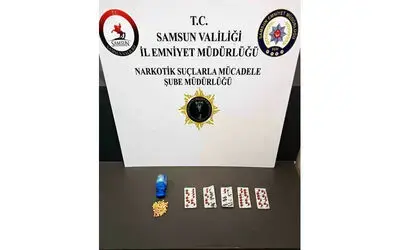Samsun’da uyuşturucu hapla yakalanan bir kişi gözaltına alındı
