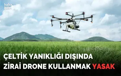 Çeltik Yanıklığı Dışında Zirai Drone Kullanmak Yasak