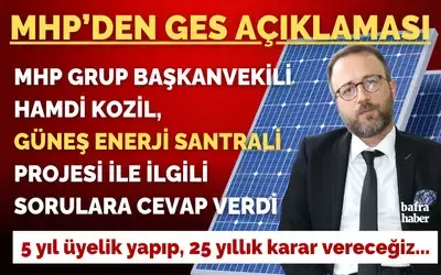 MHP’den Ges Açıklaması
