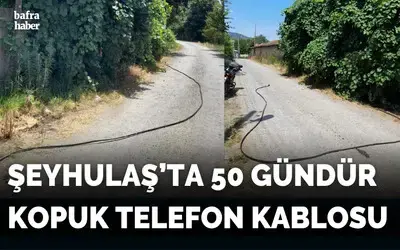 Şeyhulaş’ta 50 Gündür Kopuk Telefon Kablosu