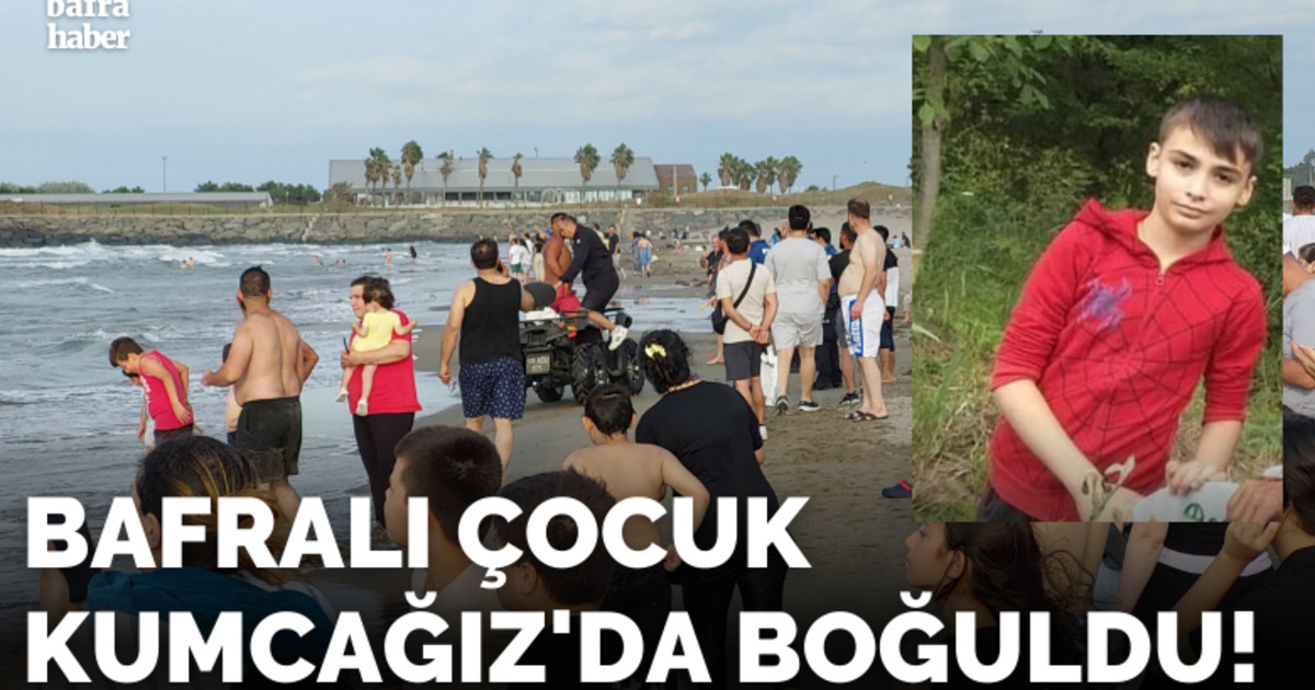 Bafralı çocuk Kumcağız'da boğuldu!