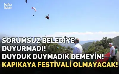 2024 Kapıkaya Festivali Olmayacak!