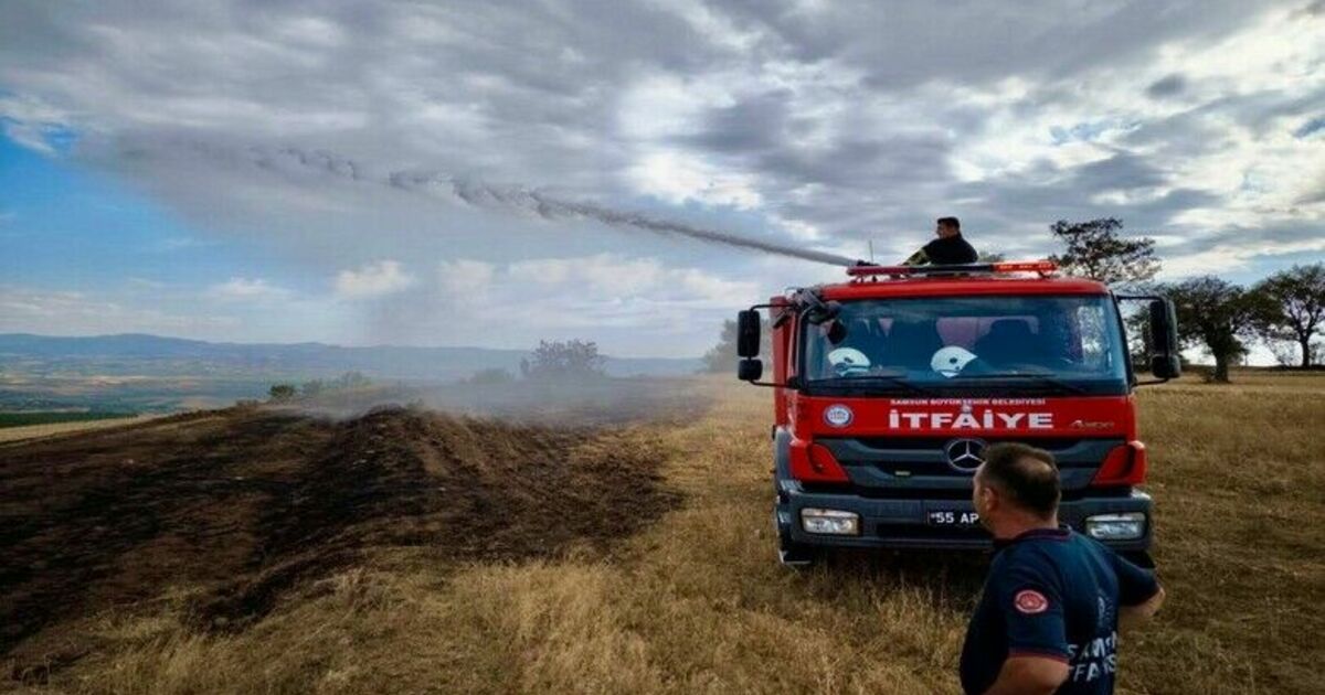 Samsun’da 6 ayda 371 anız yangını kontrol atına alındı