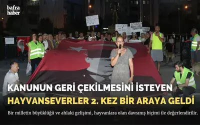 Kanunun Geri Çekilmesini İsteyen Hayvanseverler 2. Kez Bir Araya Geldi