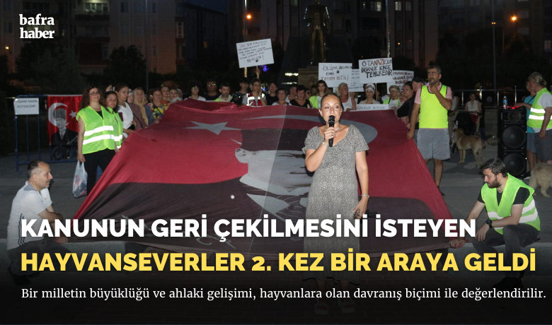 Kanunun Geri Çekilmesini İsteyen Hayvanseverler 2. Kez Bir Araya Geldi