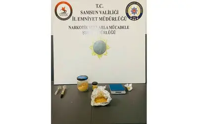 Samsun’da uyuşturucuyla yakalanan 2 kişi gözaltına alındı
