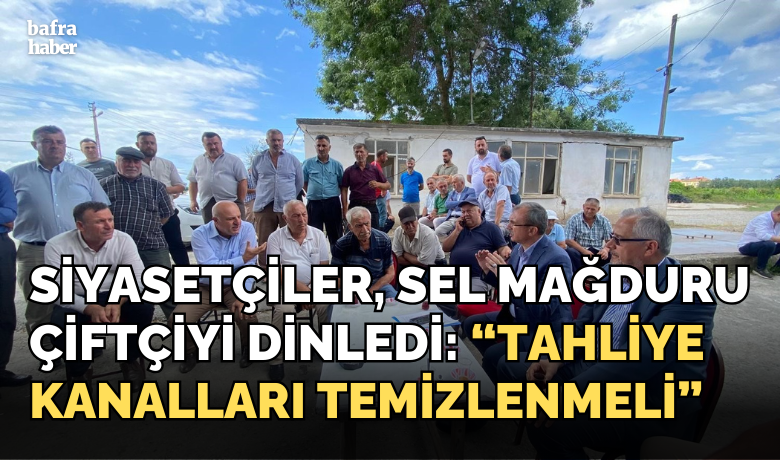 Bafra Ovası’nda ani sağanakkabusu: “Zararımız çok büyük"