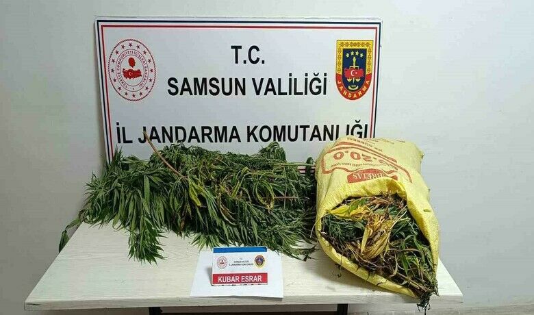 Jandarmaya 12 kiloesrarla yakalanan kadın tutuklandı - Samsun’da jandarma ekipleri tarafından 12 kilo 55 gram kubar esrarla yakalanan 32 yaşındaki kadın, çıkarıldığı mahkemece tutuklandı.