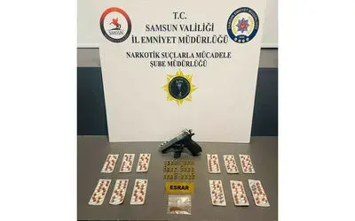 Samsun’da uyuşturucuyla yakalanan 5 kişi gözaltına alındı
